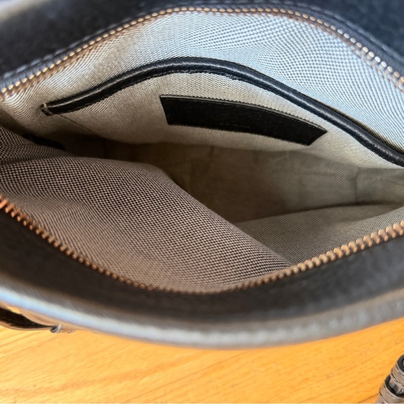 Alexander Wang purse bag in black pebbled leather with rose gold studs - Picture 10 of 13